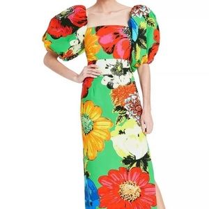 Christopher John Rogers for Target - Floral Puff Sleeve Dress, Size 4